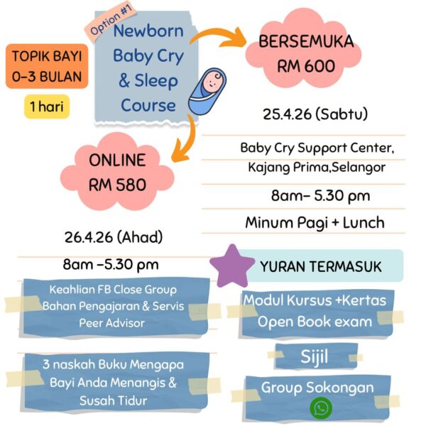 Newborn Baby Cry & Sleep Course (F2F)