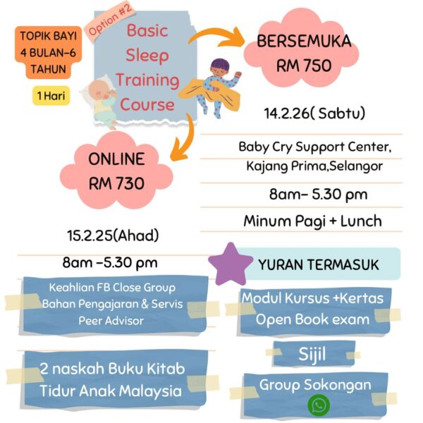 Basic Sleep Training 4M-6Y Course (F2F)