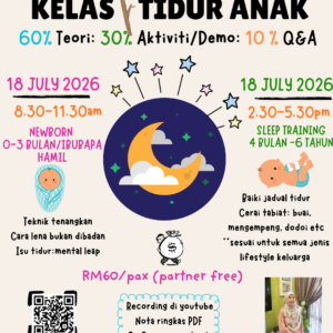 Kelas Online Sleep Training 4 Bulan - 6 Tahun (GM)
